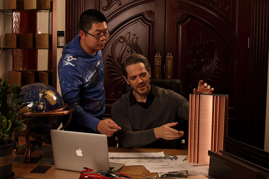 Foshan ShengW Doors and Windows Technology Co.,Ltd linha de produção do fabricante