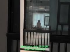 Janela deslizante maior com vidro duplo