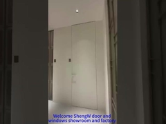 Porta deslizante de borda estreita