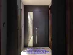 Porta de pivô dianteira de alumínio