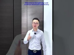 Porta deslizante de alumínio + madeira de arestas estreitas