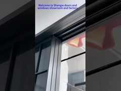 Portas dobráveis de vidro