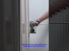 Porta de vidro com estrutura de alumínio