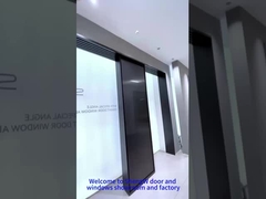 5 portas deslizantes de vidro com obturador