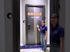 Porta de alumínio de duas cores