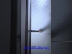 Alumínio com porta de vidro dupla