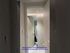 Porta de alumínio da mesma cor