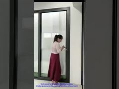 Janelas de alta resistência com pressão lateral + portas de correr com tela