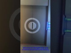 Porta de alumínio toda em alumínio para ponte quebrada