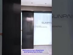 5 portas de vidro com venezianas