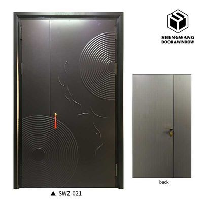 Protecção do ambiente Porta giratória de alumínio à prova de ferrugem 90mm Portas giratórias modernas