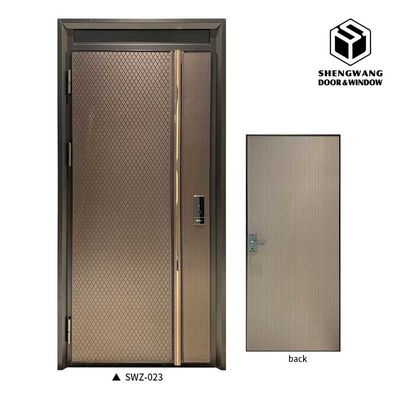 Apartamento personalizável Porta giratória de alumínio Porta giratória de metal arquitetônica
