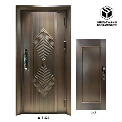 Luxury Golden With Aluminum Garden Gate Para Portão Fronteiro Lateral Alumínio