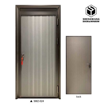 Porta interior prateada à prova de fogo espessura 45 mm cor personalizada OEM ODM