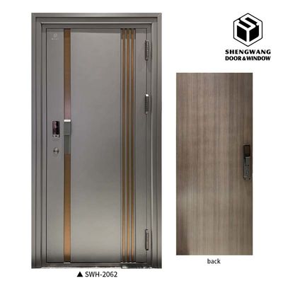 Tamanho máximo 4 x 8 Sapele com porta de quarto de alumínio à prova de fogo personalizado