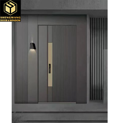 Sala de estar Sala de dormir Porta balançante de aço inoxidável Banheiro Moda Portas balançantes de metal
