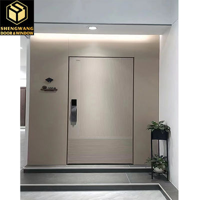 Sala de estar Sala de dormir Porta balançante de aço inoxidável Banheiro Moda Portas balançantes de metal