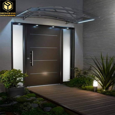 Porta de balanço personalizável em aço inoxidável com certificação CE e ecológica para sua casa