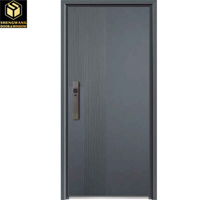 Porta balançante de aço inoxidável com fechadura segura e à prova d'água